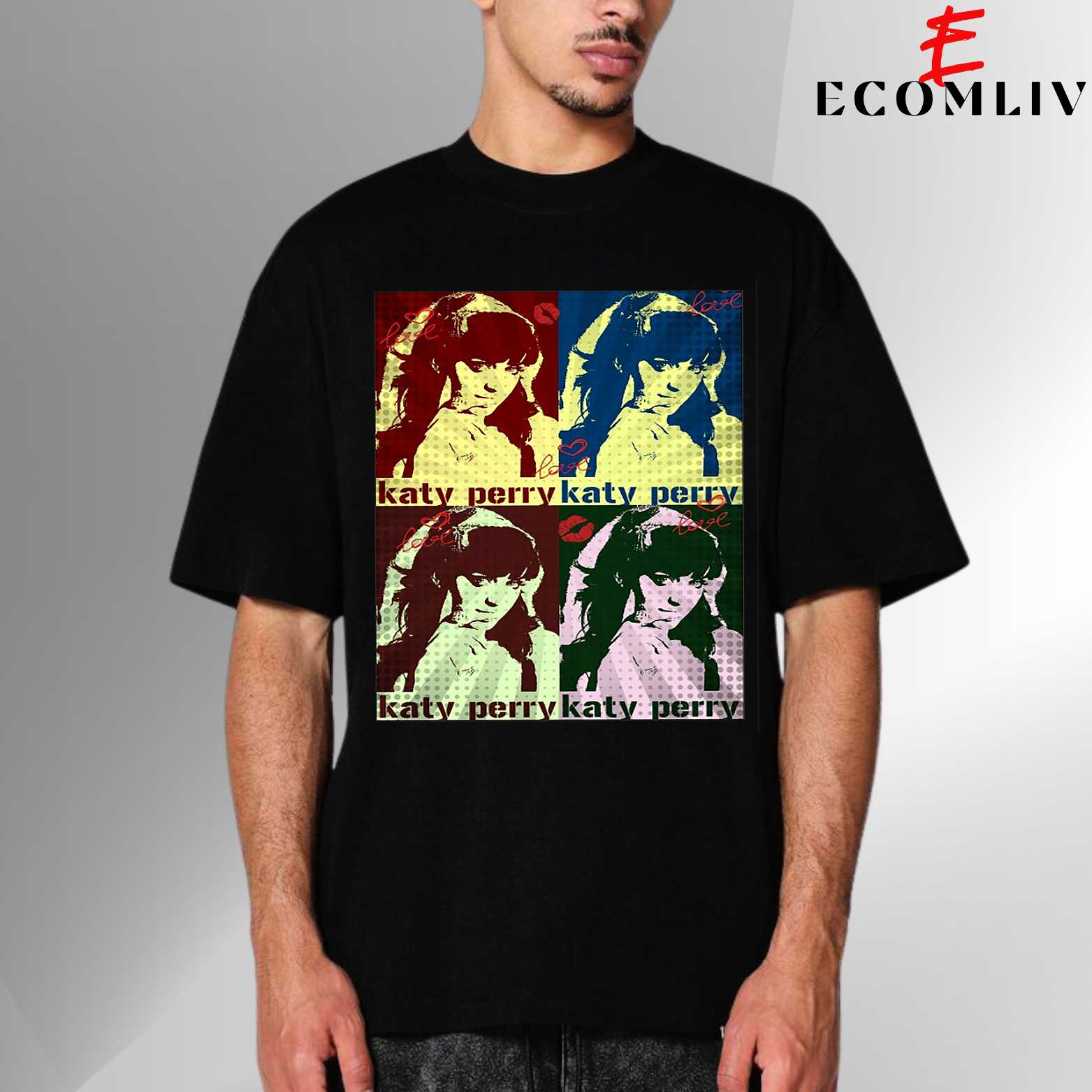 Retro Katy Perry T Shirt, Y2k Music Graphic Tee, Unisex Streetwear